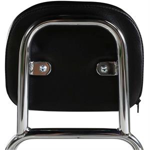 Rack, Prima Rear w/Backrest for 50cc - 200i Lance Cali, Havana - Image 3
