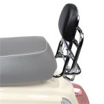 Rack, Prima Rear Chrome w/Backrest for Genuine Buddy Kick