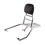 Rack, Prima Rear w/Backrest for 50i - 150i Kymco Like