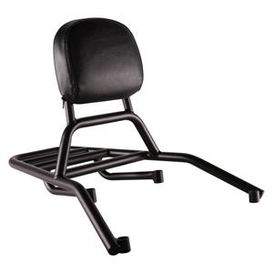Rack, Prima Rear w/Backrest for Genuine Hooligan
