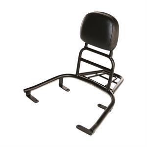 Rack, Prima Rear w/Backrest for NIU NQi GT, NQi Sport