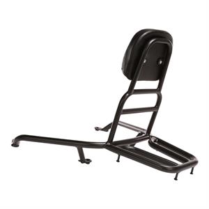 Rack, Prima Rear w/Backrest for Yamaha Zuma 125 >'16-20 - Image 2