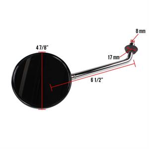 Mirror, Right Chrome for Vespa GTS - Image 2