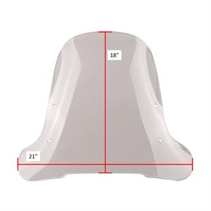 Windshield, Prima Clear Medium for NIU NQi GT, NQi Sport - Image 3