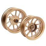 Rim Set, NCY Gold Hustler for 50cc Honda Ruckus