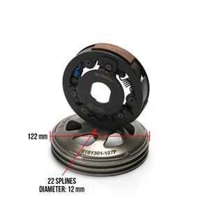 Clutch Kit, Dr. Pulley HiT for 50cc 4-Stroke 139QMB Scooters (60 Degree) - Image 2