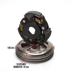 Clutch Kit, Dr. Pulley HiT for 125cc - 150cc GY6 Scooters, ATVs, Go Karts (45 Degree) - Image 2