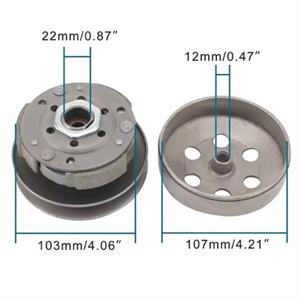 Clutch Assembly for 50cc 4-Stroke 139QMB Scooters - Image 3
