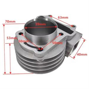 Cylinder Kit w/Head, 64mm Valves (EGR) for 50cc 4-Stroke 139QMB Scooters - Image 2