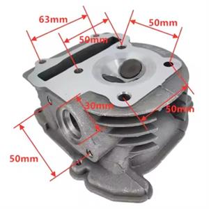 Cylinder Kit w/Head, 47mm Big Bore 72cc Non-EGR for 50cc 4-Stroke 139QMB Scooter - Image 7