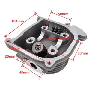 Cylinder Kit w/Head, 47mm Big Bore 72cc Non-EGR for 50cc 4-Stroke 139QMB Scooter - Image 8
