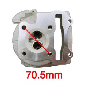 Cylinder Head, 47mm Big Bore 72cc Non-EGR for 50cc 4-Stroke 139QMB Scooters - Image 2