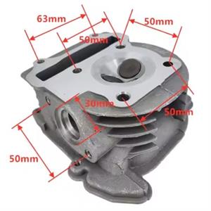 Cylinder Kit w/Head, 64mm Valves (EGR) for 50cc 4-Stroke 139QMB Scooters - Image 3