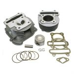 Cylinder Kit w/Head, 64mm Valves (EGR) for 50cc 4-Stroke 139QMB Scooters