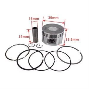 Cylinder Kit w/Head, 64mm Valves (EGR) for 50cc 4-Stroke 139QMB Scooters - Image 5