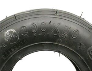 Tire, Kenda 200x5 K301 Low Rolling Resistance for Razor Crazy Cart, Dune Buggy - Image 3
