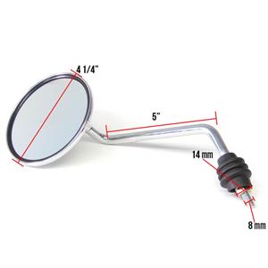 Mirror, Chrome Left or Right for Vespa ET2, ET4 - Image 2