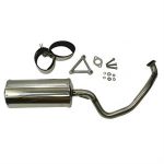 Exhaust, Racing Stainless for 150cc Bintelli Havoc