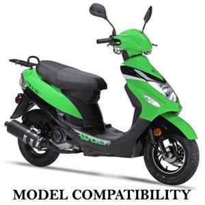 Cover, Lower Leg Shield for 50cc Wolf RX50, Taotao ATM50-A1 - Image 3