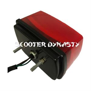Tail Light Assembly for 50cc - 200i Lance Cali, Havana - Image 2