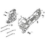 E15 - Crankcase for 125cc Lance Scooters