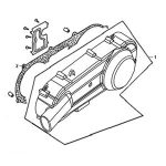 E11 - CVT Cover for 125cc Lance Scooters