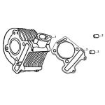 E06 - Cylinder for 125cc Lance Scooters