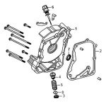 E07 - Right Crankcase Cover for 125cc Lance Scooters