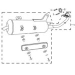 F16 - Exhaust Muffler for 125cc Lance Cali, Havana