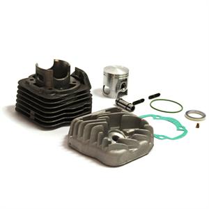 Cylinder Kit w/Head, Malossi 47mm Big Bore 70cc for 50cc 2-Stroke Honda, Kymco Scooters - Image 2
