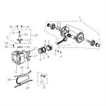 E04 - Cylinder Kit, Crankshaft for 125cc Genuine Buddy