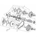 E07 - Driven Pulley for 125cc Genuine Buddy