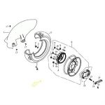 E13 - Rear Wheel for 125cc - 170i Genuine Buddy