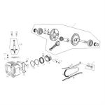 E04 - Cylinder Kit, Crankshaft for 170i Genuine Buddy, Hooligan