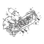 E12 - Crankcase for 200i Lance Scooters