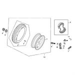 F11 - Rear Wheel for 50cc - 150cc Lance PCH