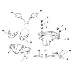 F05 - Handle Cover for 50cc - 200i Lance PCH