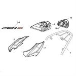 F08 - Body Cover for 50cc - 200i Lance PCH
