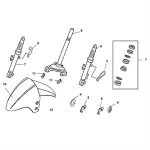 F09 - Steering Stem / Front Cushion for 50cc - 200i Lance PCH