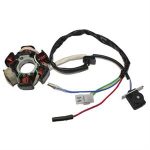 Stator, 6 Coils for 50cc 4-Stroke 139QMB Scooters