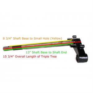 Triple Tree Fork for 50cc - 150cc Wolf Blaze - Image 3