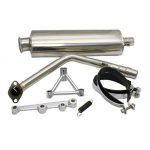 Exhaust, YMS Oval Performance for 125cc - 150cc GY6 Sporty Scooters