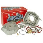 Cylinder Kit w/Head, Airsal 47mm Big Bore 70cc for 50cc 2-Stroke L/C Piaggio, Gilera Scooters