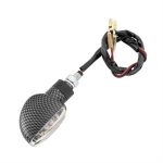 Turn Signal Assembly, BikeMaster LED Carbon Fiber for Scooters, Motorcycles