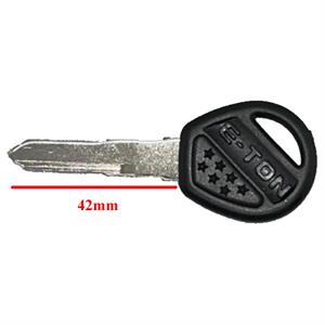 Key Blank (Black Left Cut) for E-ton Rover - Image 3