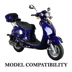 Rail Backrest, Rear for 50cc - 150cc Lance Venice, ZN150T-20 - Image 3