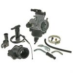 Carburetor Kit, Malossi 22mm PHVB for 100cc 2-Stroke Air-Cooled Minarelli Based Scooters