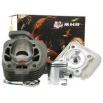 Cylinder Kit w/Head, Malossi 47mm Big Bore 70cc for 50cc 2-Stroke SYM Jet Euro