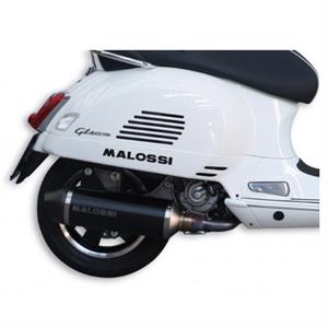 Exhaust, Malossi RX Black for 200cc - 300cc Vespa GT, GTS, GTV