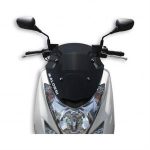 Windscreen, Malossi Dark Smoked Sport for Yamaha S-Max 155